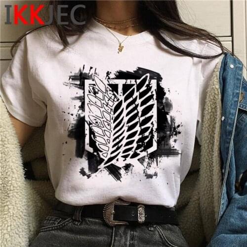Attack on Titan Shingeki No Kyojin t shirt t-shirt men kawaii vintage graphic tees 2021 couple t shirt top tees kawaii tumblr