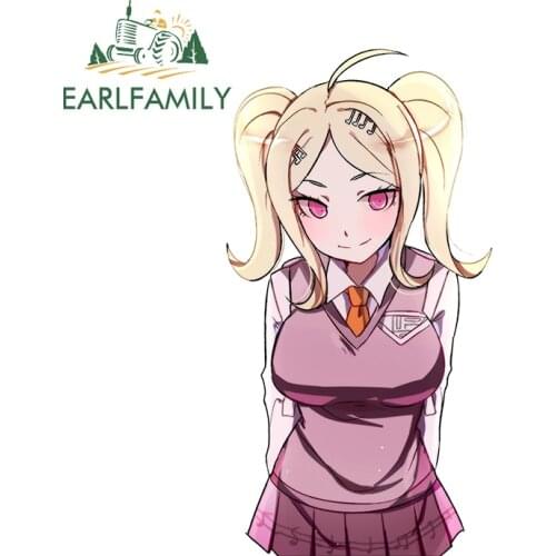 EARLFAMILY 13cm x 6.8cm for Kaede Akamatsu Vinyl Car Wrap Decal Personality Car Stickers Motorcycle Waterproof Graffiti Graphics