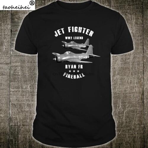 Ryan FR Fireball Military Jet Fighter Plane WW2 Shirt