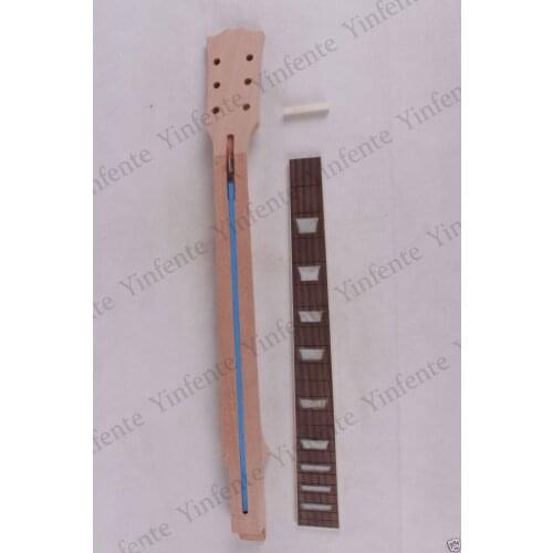 1 pcs unfinished Guitar Neck Rosewood Fretboard Guitar Builder