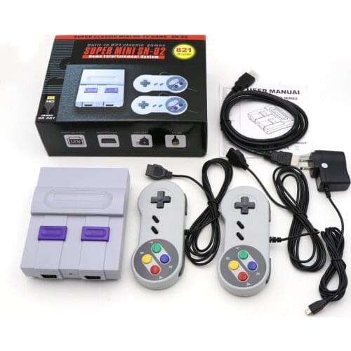 Coolbaby Super HDMI Mini SFC Retro TV Video Classic Game Console Handheld Player 821 Dual Gamepad