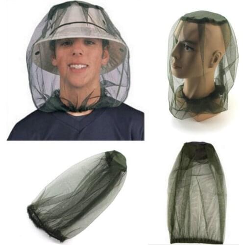 Camouflage Fishing Cap Bee Keeping insects Mosquito Net Prevention Cap Mesh Fishing Cap Outdoor Sunshade Lone Neck Head Cover