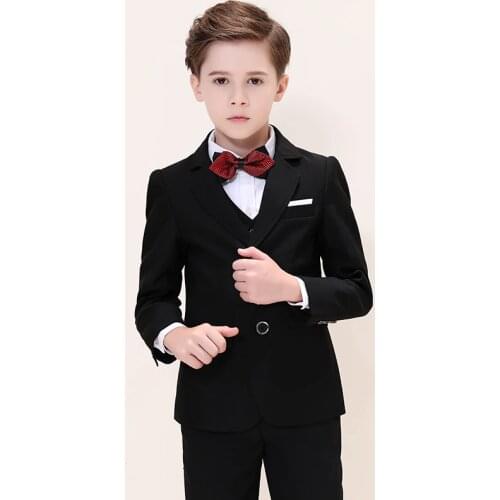 Boys Suits For Weddings Kids Blazer Suit For Boy Costume Enfant Garcon Mariage Jogging Garcon Blazer Boys British styleTuxedo L2