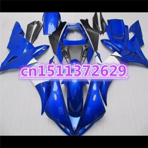 Hot sales For 02-03 YZF R1 02 03 YZF 1000 blue white YZF-R1 YZF-1000 YZFR1 YZF1000 2002 2003 Fairing Body-Dor D