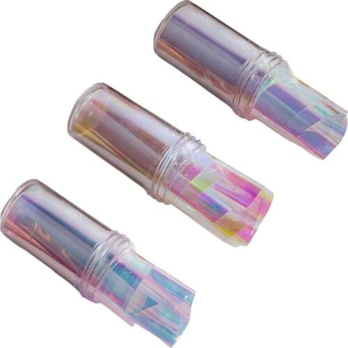 Nail Aurora Ice Model Glass DIY Transfer Sticker Ornament Candy Paper Exquisite Gifts Non-toxic Sticker