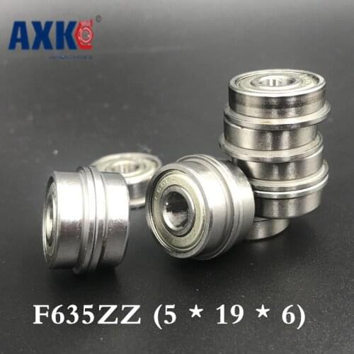 2021 New Arrival New Steel 20pcs F635zz Flanged Ball Bearings (5 * 19 6) Side Bearing Flange With Free Shipping