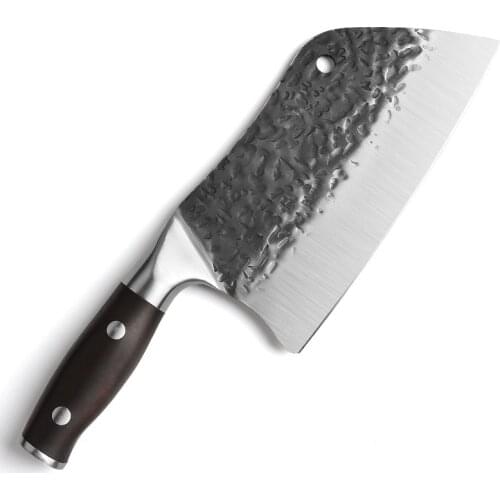 New Forged Kitchen Knife Kitchen Knife Wooden Handle Stainless Steel Chopping Knife Handmade Cleaver Chef Meat Slicing Knife