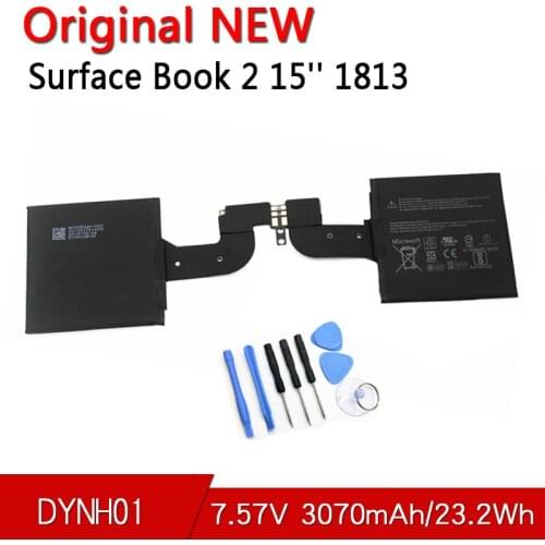 DYNH01 New Original Tablet battery For Microsoft Surface Book 2 15'' Inch 1813 Enhanced version 7.57V 23.2W batteries