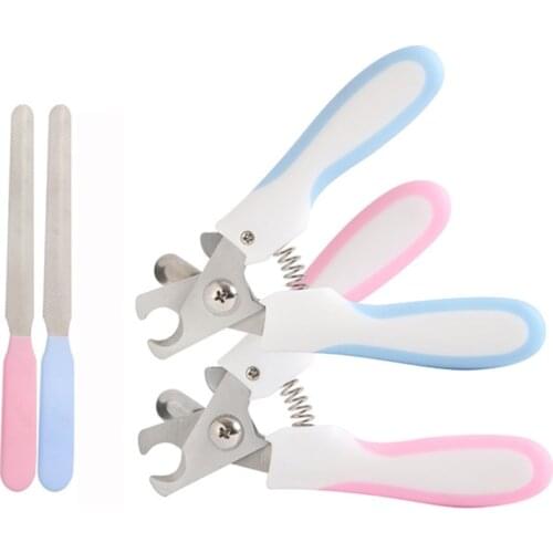 Great Pet Toe Care Stainless Steel Dogs Cats Claw Nail Clippers Cutter Nail File Portable Scissors Trim Nails Pet Products