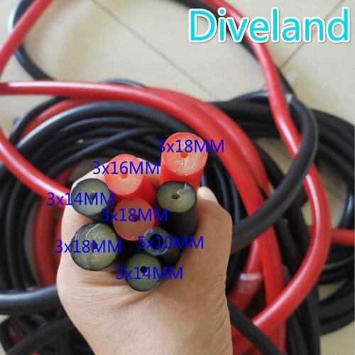 Brand New 1 Meter Scuba Diving Spearfishing Sling Band Tubes Speargun Nature Pure Latex Rubber Bands 5x10MM 3x16MM 3x14MM 3x18MM
