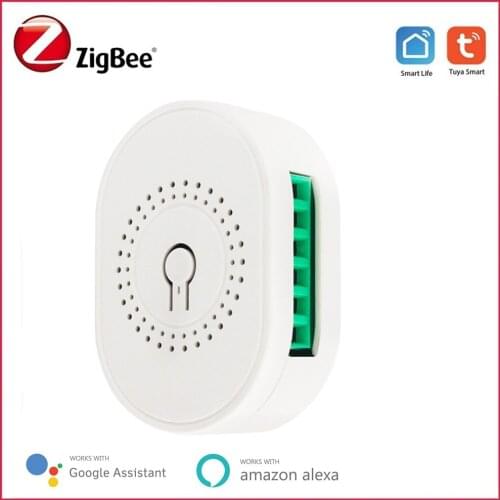 Tuya ZigBee 3.0 Smart Switch Module 16A DIY Relay Breaker Remote Control For Smart Life APP Support Alexa Google Home Automation