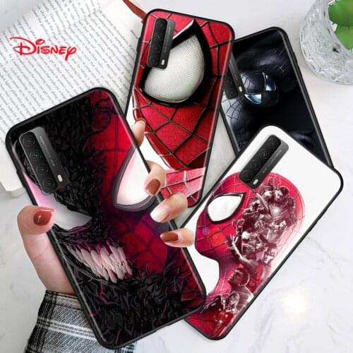 Silicone Cover Marvel Spider Man For Huawei Y9S Y6S Y8S Y9A Y7A Y8P Y7P Y5P Y6P Y7 Y6 Y5 Pro Prime 2020 2019 Phone Case
