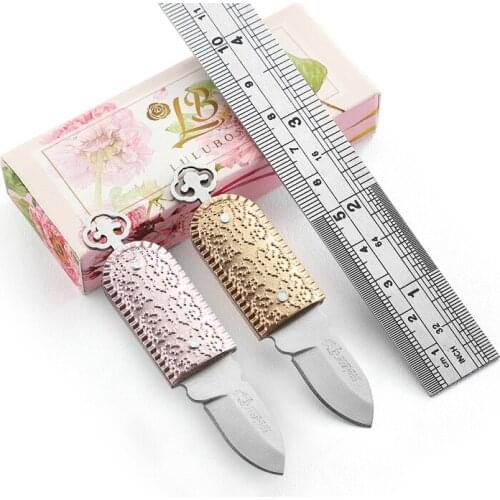 SR LU666 hand tools Home fruit knife high hardness portable gift knife stainless steel peeling knife peeling knife