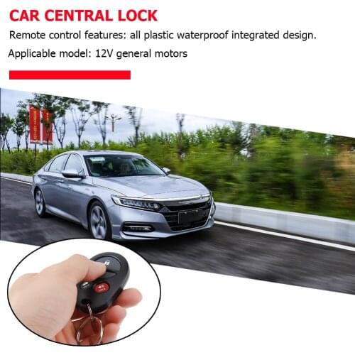 Universal Multi-functional Car Remote Central Door Lock Kit Keyless Entry Alarm System 410/T123 Car Accessaries Supplies