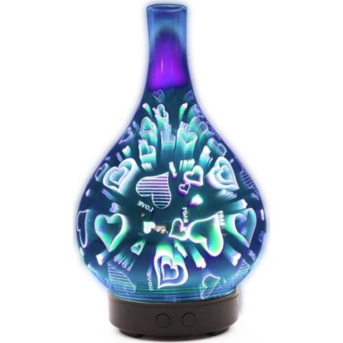 Under 1L 3D Projection Electric Humidifier Essential Aroma Oil Diffuser Air Humidifier USB Diffuser Aromatherapy