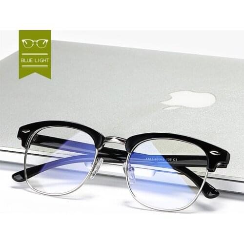 Vision Blue Light Shield Computer Reading/Gaming Glasses - 0.0 Magnification Low color distortion, Anti-Blue-Ray Eye Glass A111