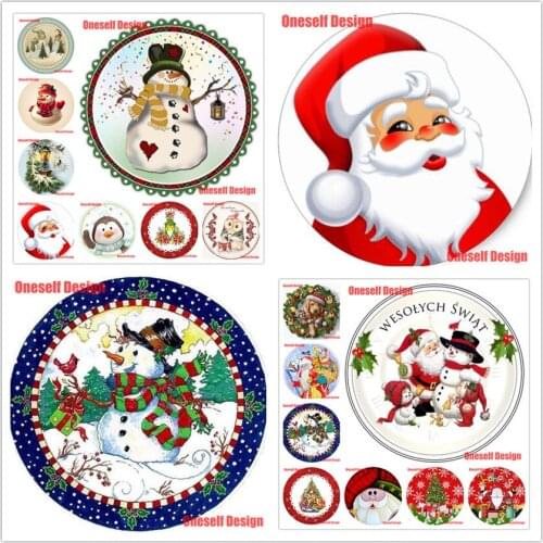2019christmas gift diamond painting full 5d diamond embroidery full set diy diamond mosaic christmas decor for home wall sticker