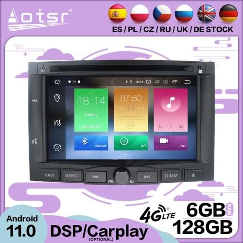 6+128G Carplay Android 11.0 For PEUGEOT 3008 5008 Car Multimedia GPS Screen Video Player Radio Receiver Audio Stereo Head Unit