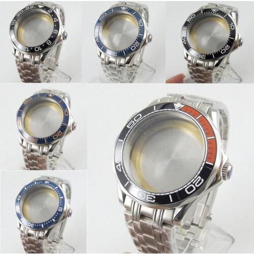 7 Models BLIGER Stainless Steel 41mm Watch Case Sapphire Glass with Watch Strap Fit ETA 2836 MIYOTA Movement