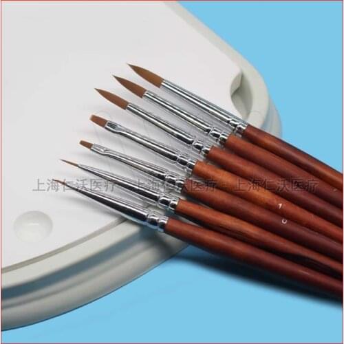 7pcs/ set dental Porcelain pen Glazed pen Dental mechanic tools
