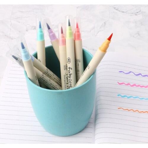 10 Colors Watercolor Marker Pen Soft Brush Calligraphy Sketch Drawing Painting