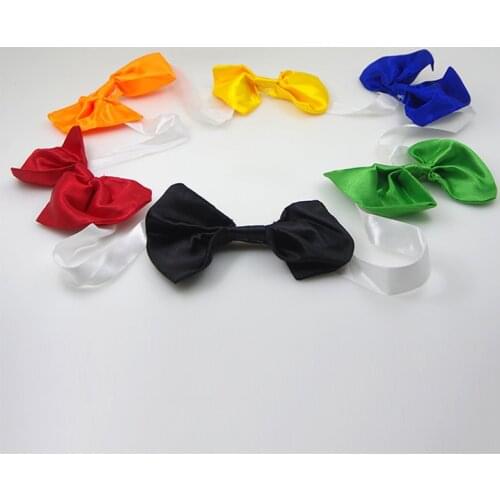 Quick Change Bow Tie magic tricks Bow Tie Discolor Magic props close up stage magic Toy Children Fun Easy Magie magician 83224