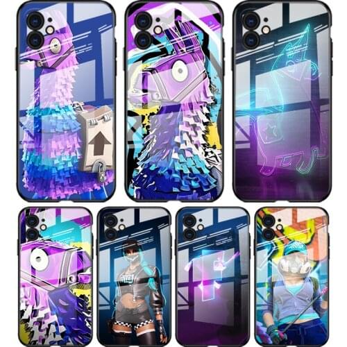 15 F Nightss unicorn For Apple iPhone 13 12 11 8 7 6S XS XR SE X 2020 Pro Max Mini Plus Tempered Glass Phone Case