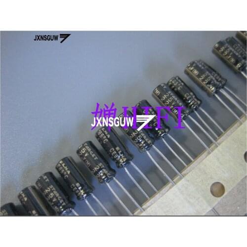 20PCS ELNA STARGET 25V22UF 5X11MM Black Aluminum electrolytic capacitors 22uF/25V 85 degrees 22UF 25V Gold word