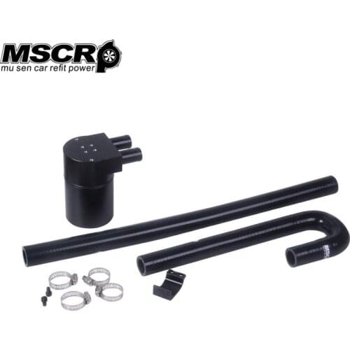 Black Baffled Oil Catch Can Tank for BMW N54 335i 135i E90 E92 E82 2006-2010