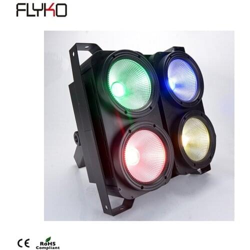 Hot sell popular LED Light RGB 4*100w 3 in 1 (RGB) COB Audience Blinder Lights