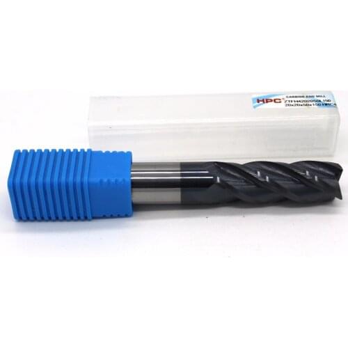 Router bit 20*20*150 of 4 flutes HRC 45 square flatted mill cutter tungsten carbide end mills CNC machine milling tools