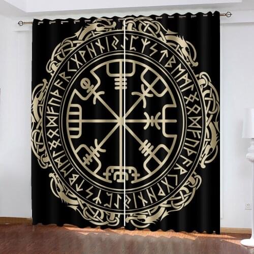Beautiful Photo Fashion Customized 3D Curtains morden black and white curtains Drapes Cortinas