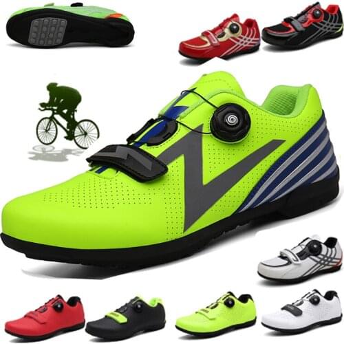 2020 Mens Bicycle Shoes Non-slip MTB Shoes Men Road Cycling Shoes Breathable Sports Mountain Bike Sneakers Size 39-47