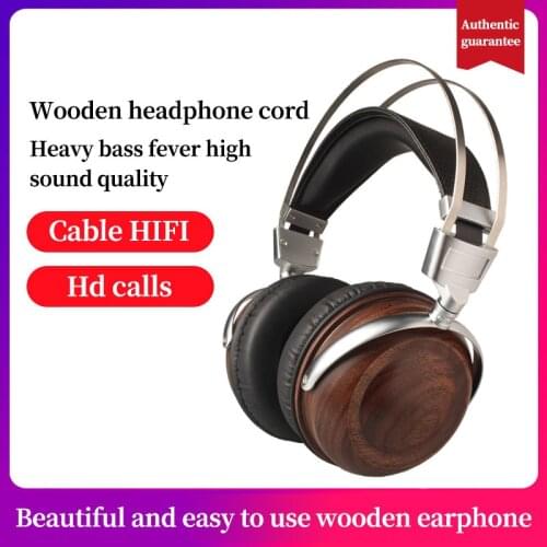 Openheart Wooden Hifi Headphone Over Ear High Quality Audio Wired Bass and Warm Sound Music Earphone 50Mm Dynamic