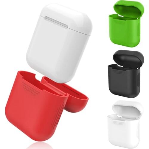 New Soft Silicone Cases For Apple Airpods 1/2 Protective Bluetooth Wireless Earphone Cover For Apple Air Pods Charging Box Bags