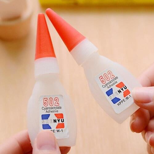 Dropshipping 2pcs High Quality 502 Super Multi-Function Glue Genuine Cyanoacrylate Adhesive Strong Bond Fast For Office Tools