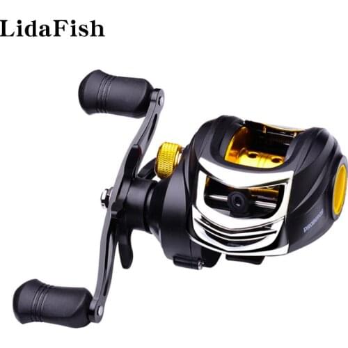 Max Drag 8KG Baitcasting Wheel 3+1BB 7.2:1 High Quality Mechanical Side Cover 215g Left/Right Hand Fishing Reel