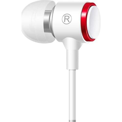 Sports Waterproof Sweatproof Wired Earphones Metal Subwoofer Headset Wire Control Earplugs for Xiaomi SamSung HuaWei PC Laptop