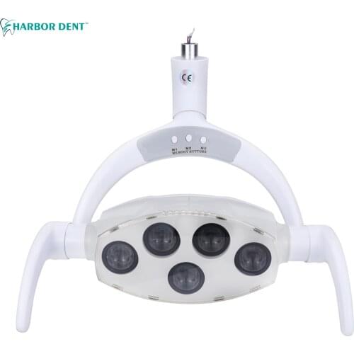 Dental Implant LED Lamp Operation Lighting For Dental Chair Cold Light Shadowless Induction Lamp 5led Brightness Oral Lamp