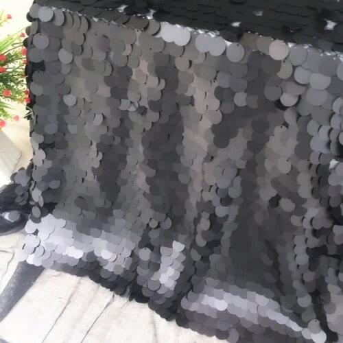 GLace 1Y/Lot 18MM encryption fish scales sequin cloth background tablecloth curtain sequins fabric TX1065