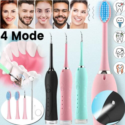 Dental Calculus Remover Dental Scaler Remover Ultrasonic Tooth Scraper Cleaner Tartar Remover for Dental Teeth Cleaning