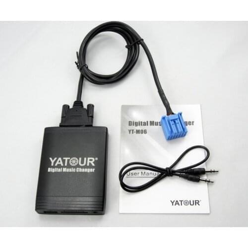 Yatour Digital Music Car Audio Interface USB SD AUX Bluetooth adapter for 1998-2004 Honda Acura(USB SD AUX slot)