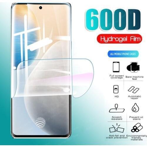 600D Hydrogel Film on the for Vivo X60 Pro Screen Protector Film For Vivo X60 X50 X 60 50 Pro Protective Film Not Glass