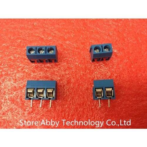 FREE SHIPPING 10pcs/lot=5pcs *2pin+5pcs *3pin PCB Screw Terminal Block total 10pcs