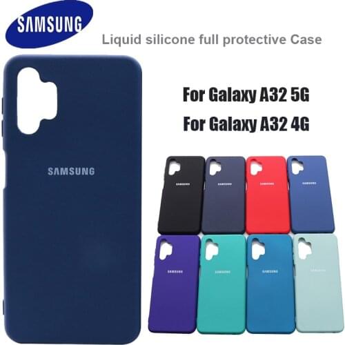 Samsung Galaxy A32 Case Soft-Touch Back Protective Shell Silky Silicone A 32 5G 4G Mobile Phones Cover SM-A326B A325F