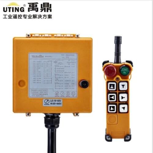 F26-C2 industrial remote control universal radio 6 channels wireless remote control for cranes AC/DC frequency VHF or UHF