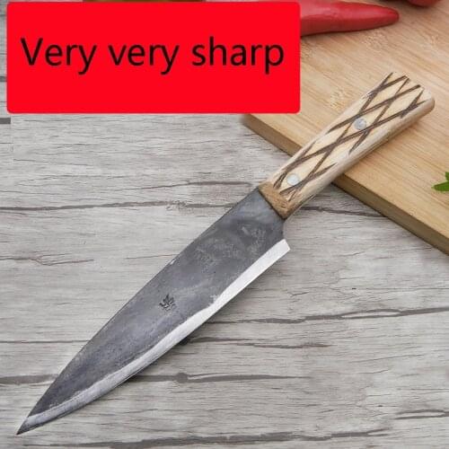 Free Shipping Metal Forged Handmade Clip Steel Chef Boning Knife Split Butcher Meat Knife Kitchen Professional Slicing Knives
