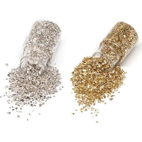 2021 New DIY Jewelry Making Epoxy Mold Crafts Tool Shell Metal Broken Stones UV Resin Epoxy Resin Filling Accessories