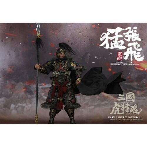 NEW IN FLAMES NEWSOUL 1/6 Zhang Fei Action Figure Three Kingdom Commander W/Wuzhi Hurse Collection Toy