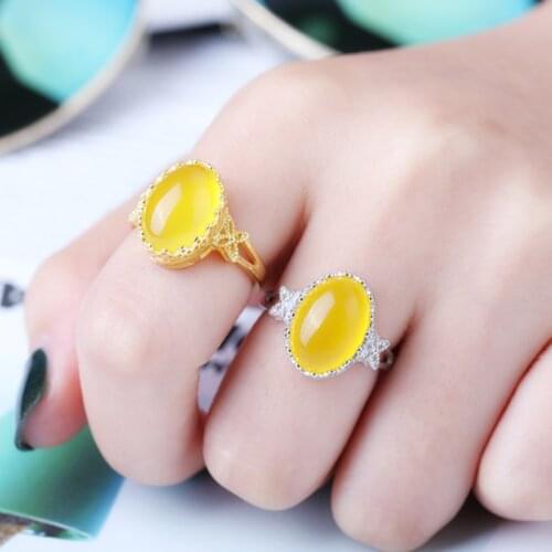 925 Sterling Silver Inner 10x14mm Diameter Adjustable Ring Base Settings with One Loop Diy Jewelry Accessories Parts